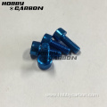 Hex cap head aluminum screw with colors